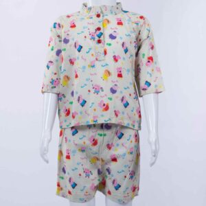 pepa pig print cream co-ord set