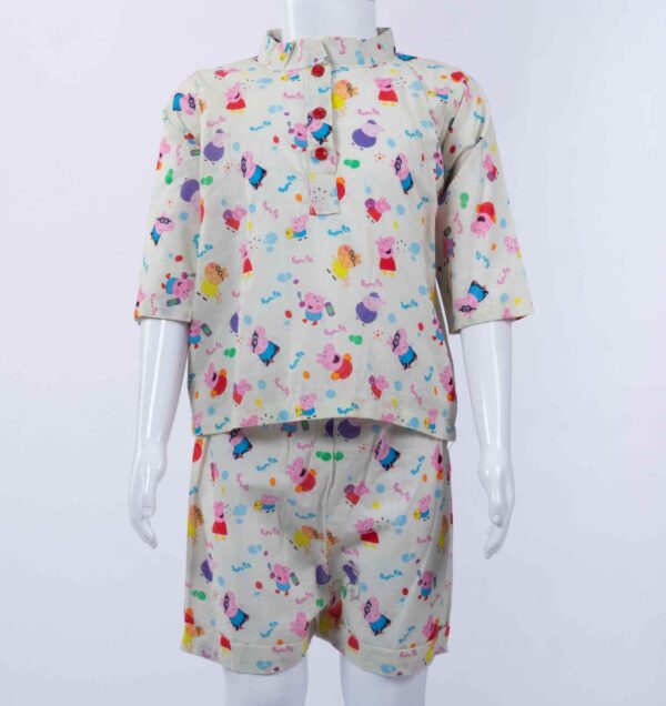 pepa pig print cream co-ord set