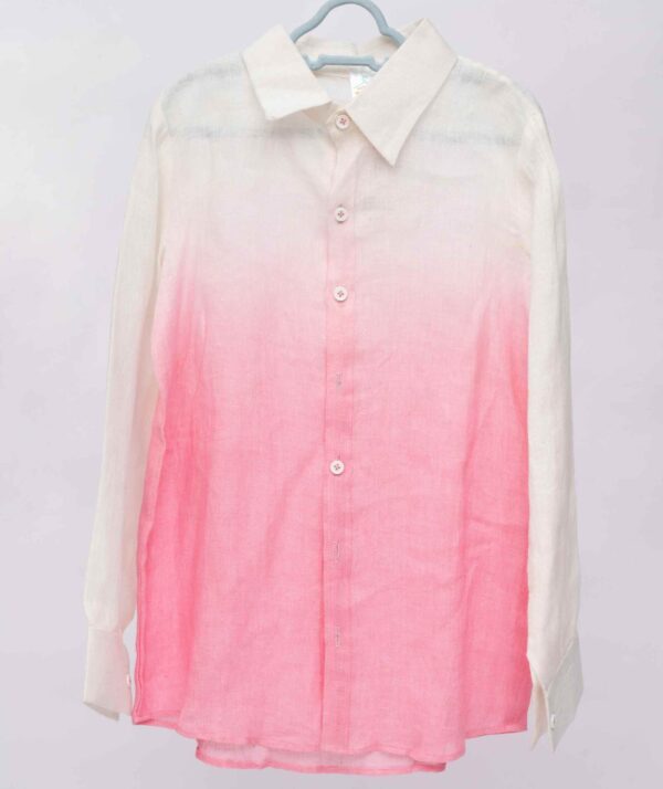 light pink ombre shirt