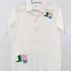 white pepa pig shirt