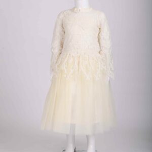 white lace frock