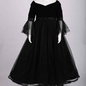 black off shoulder frock